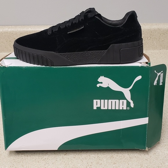 black velvet puma shoes